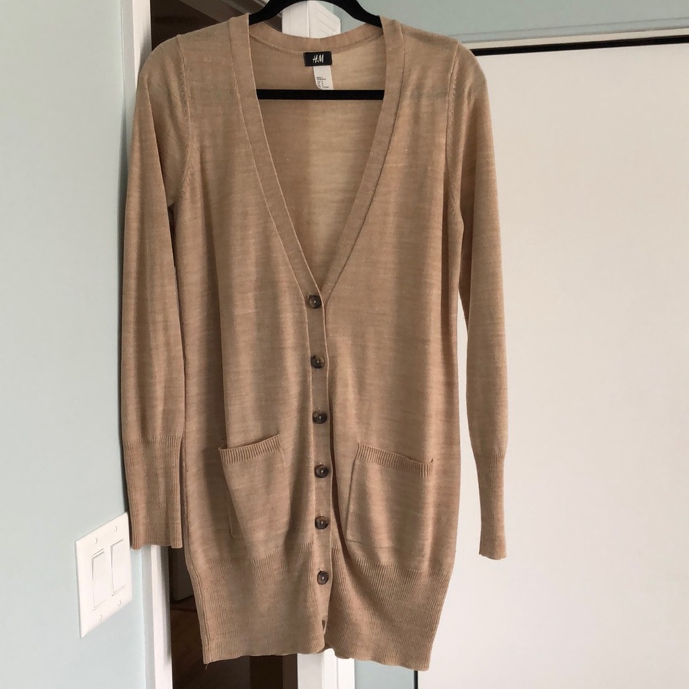 Classic long cardigan